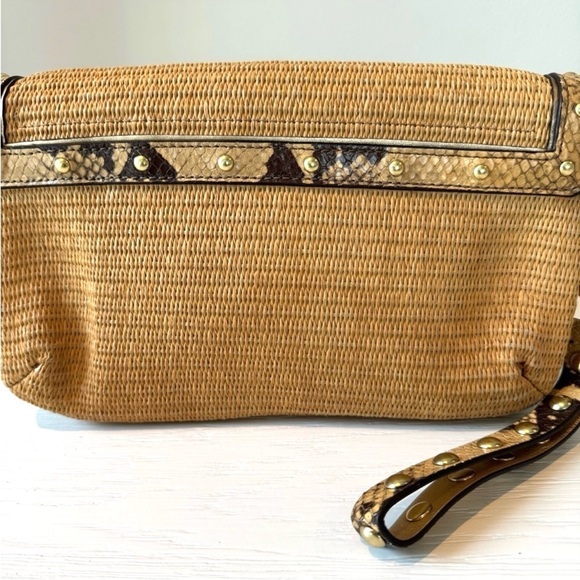 Coach Natalie Rattan Python Wristlet - Picture 5 of 7